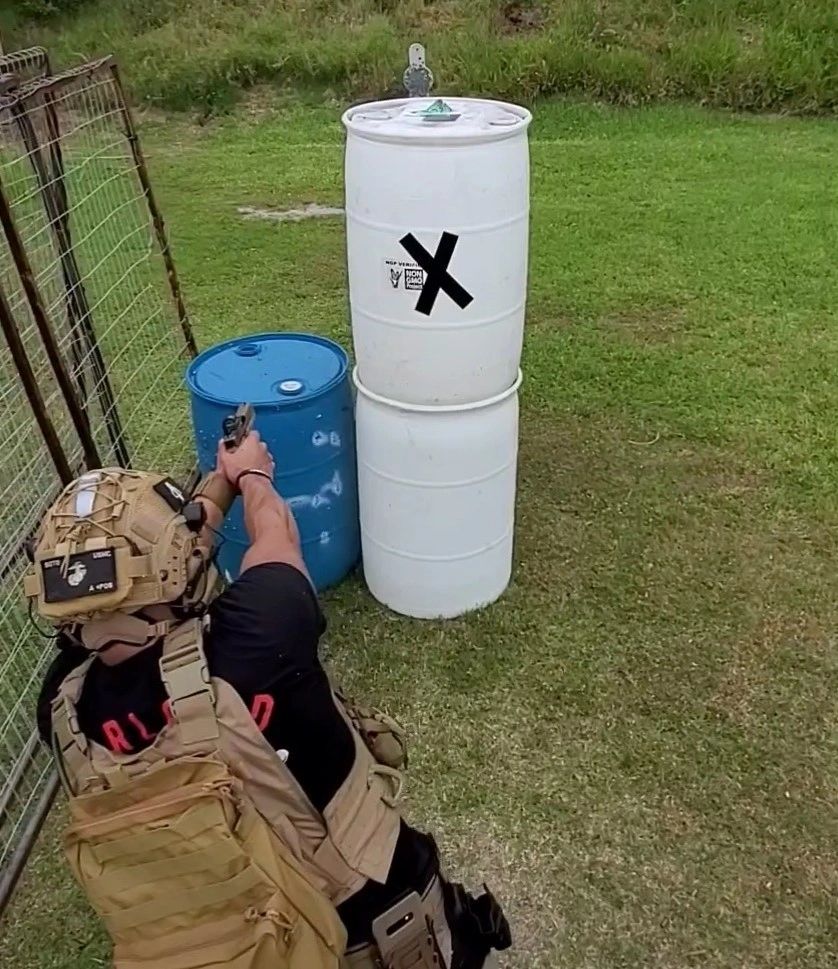 Pistol Shooting from Barricades